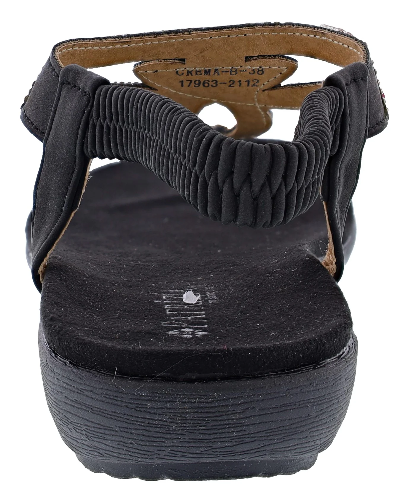 Patrizia Crema Wedge Thong Sandals By Spring Step - Image 4