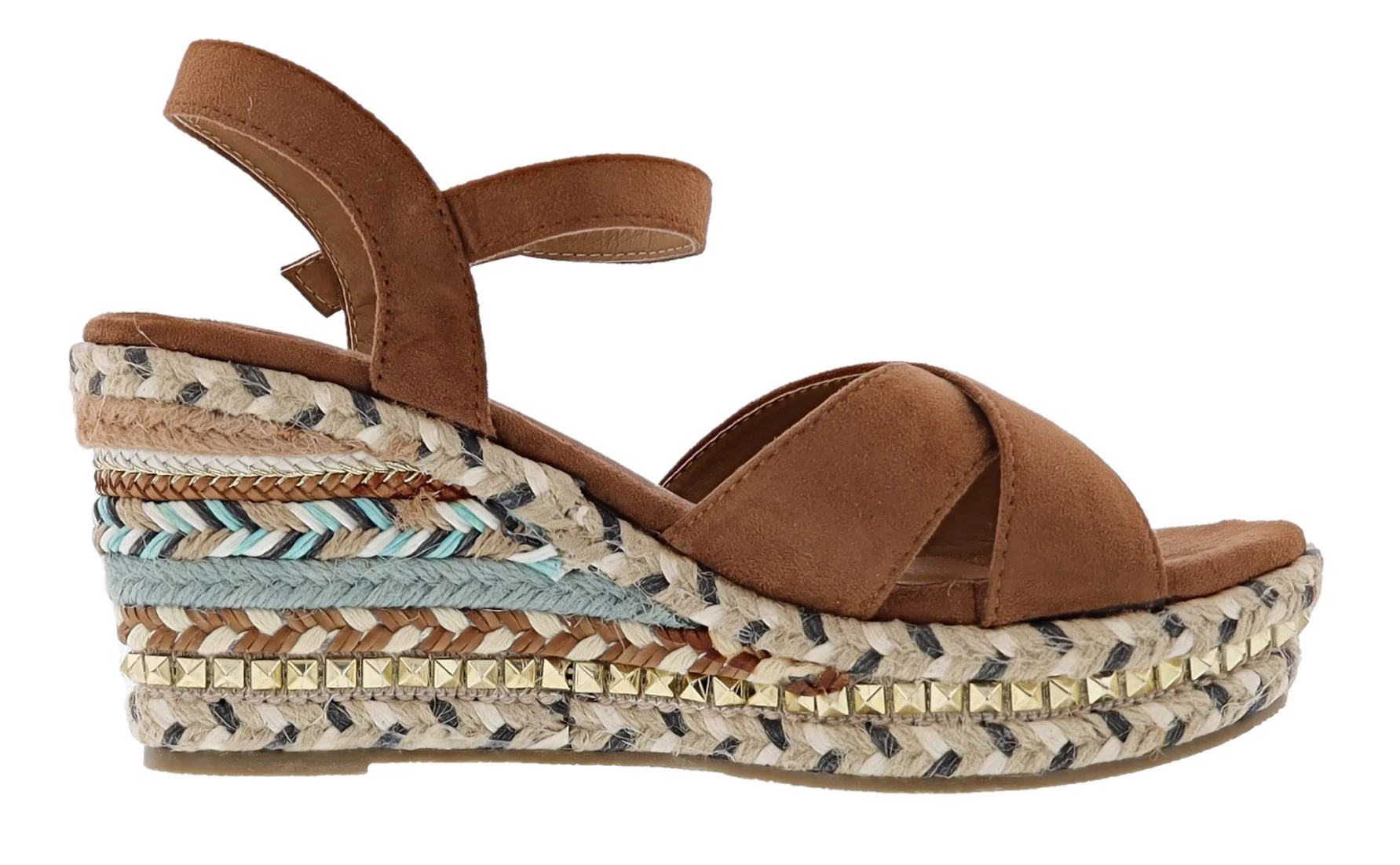 Patrizia Sloane Studded Wedge Sandals By Spring Step - Image 7