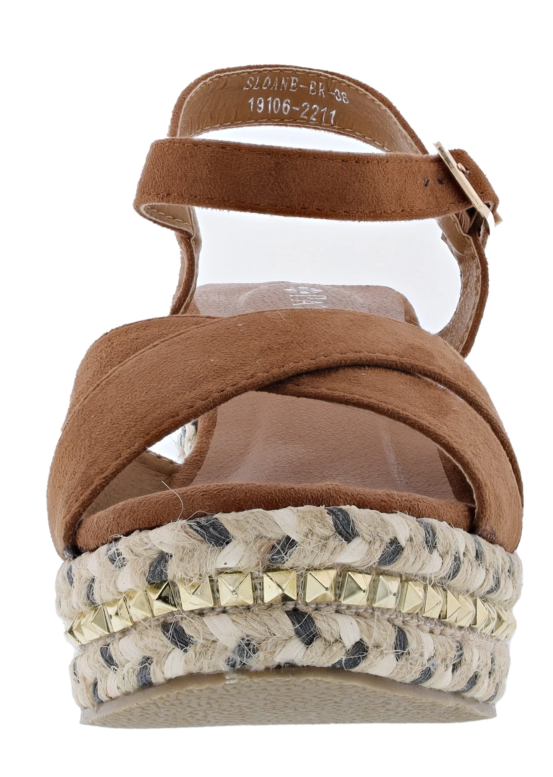 Patrizia Sloane Studded Wedge Sandals By Spring Step - Image 8