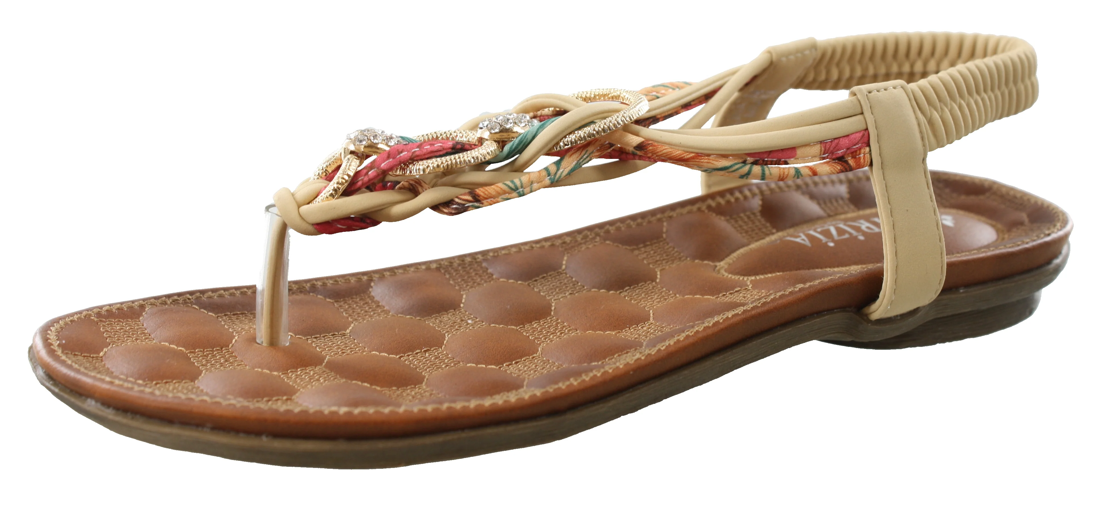 Patrizia Womens Gadelina Lightweight Summer T-Strap Sandals - Image 16