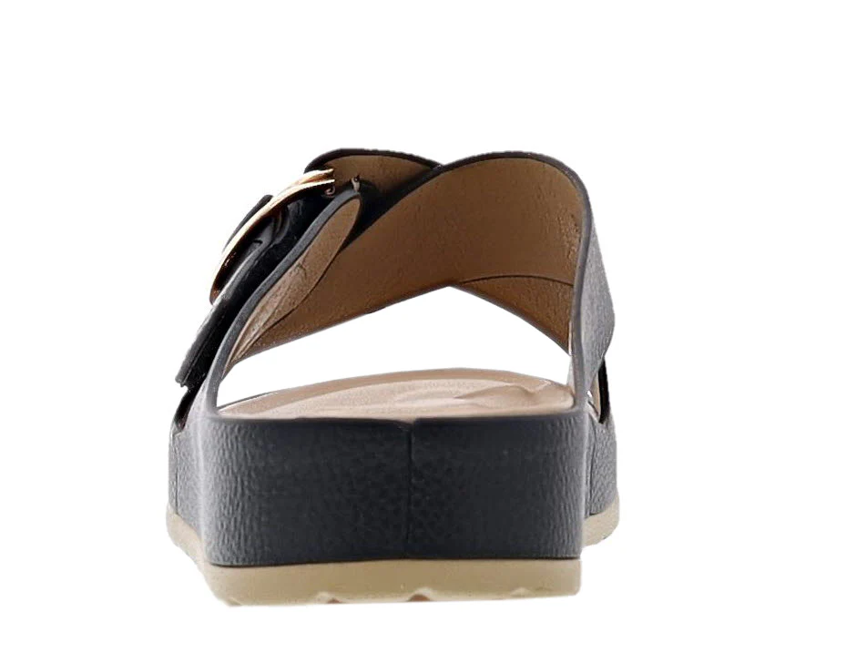Patrizia Women's Rutha Adjustable Strap Slide Sandals By Spring Step - Image 14
