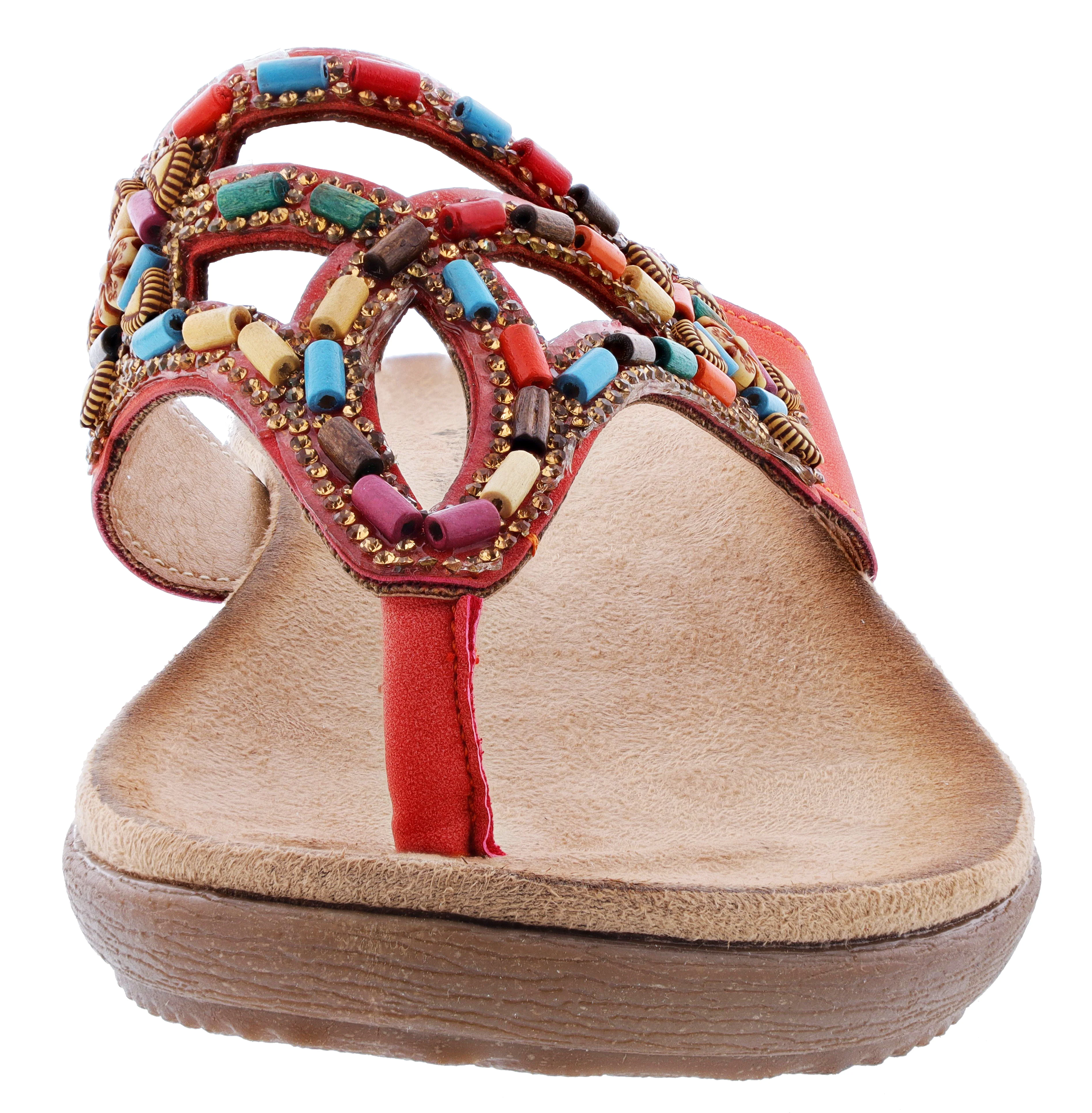Patrizia Women's Vizzan Embroidered Thong sandals - Image 3