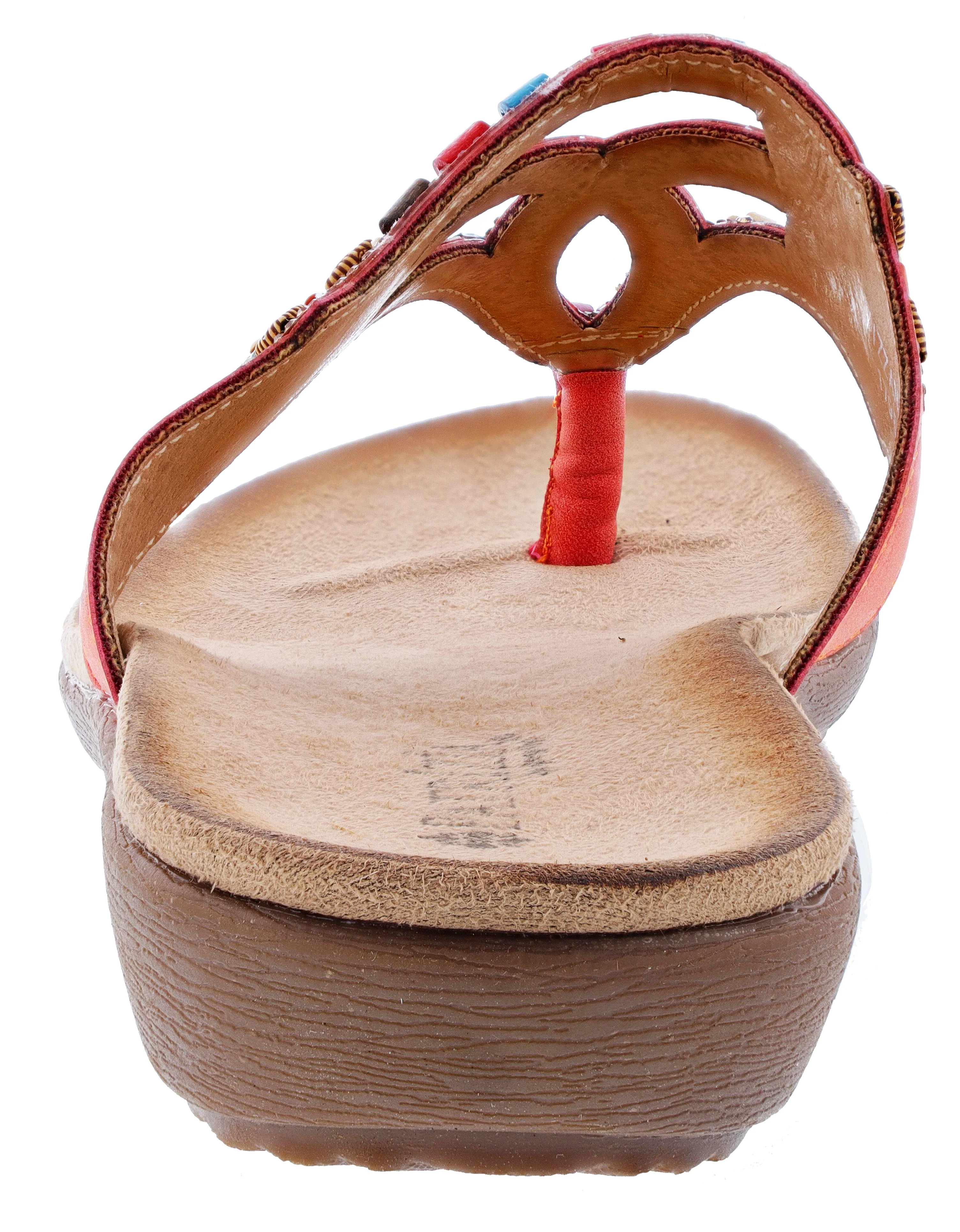 Patrizia Women's Vizzan Embroidered Thong sandals - Image 4