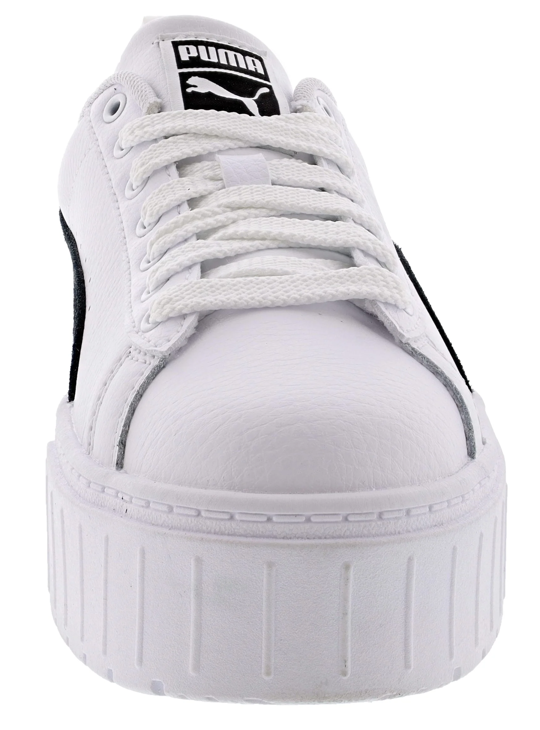 Puma Big Kids Mayze Leather Jr. Platform Sneakers - Image 3