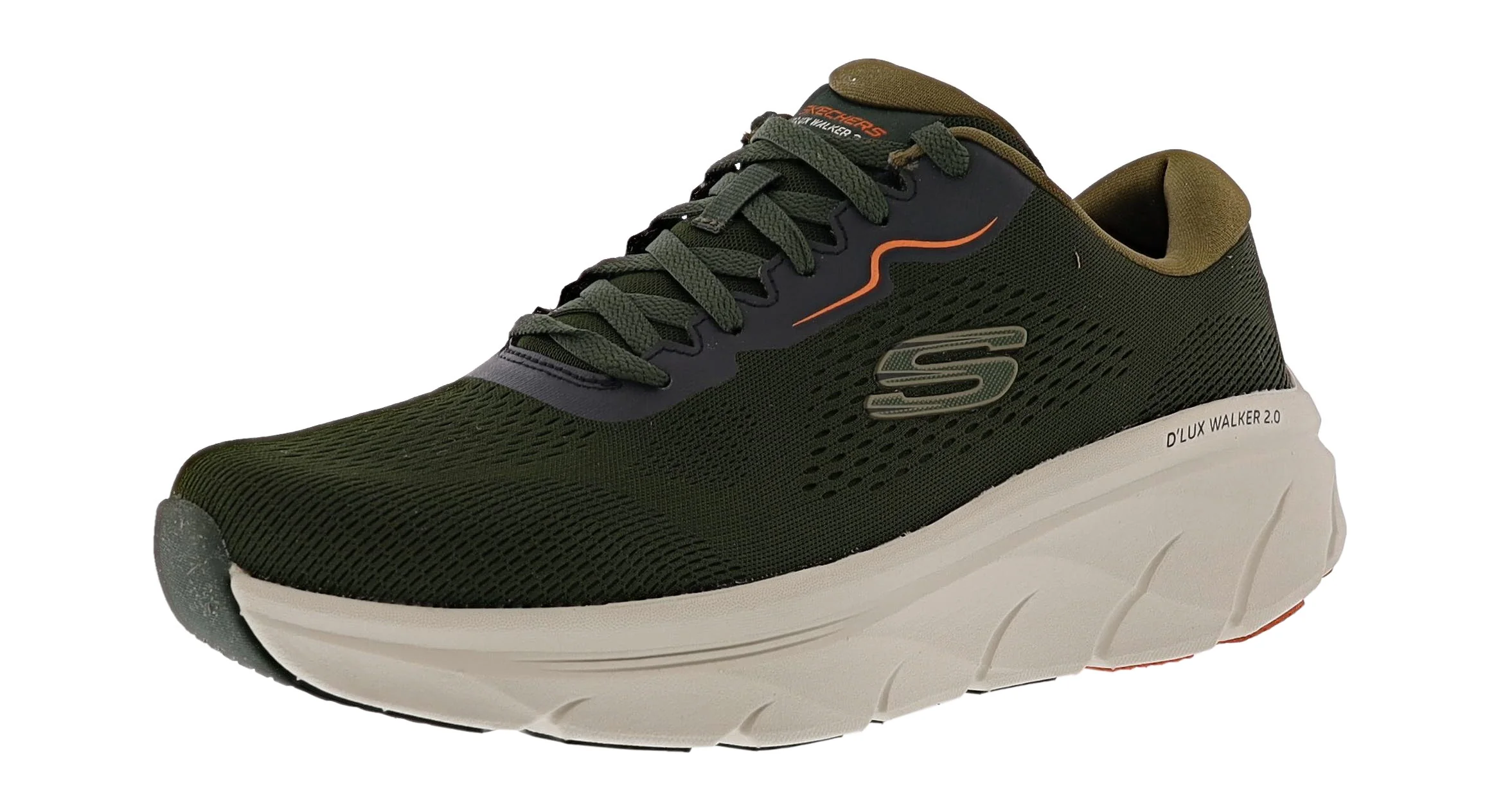 Skechers Men's Dlux Walker 2.0 Swave X-Wide Walking Shoes - Image 7