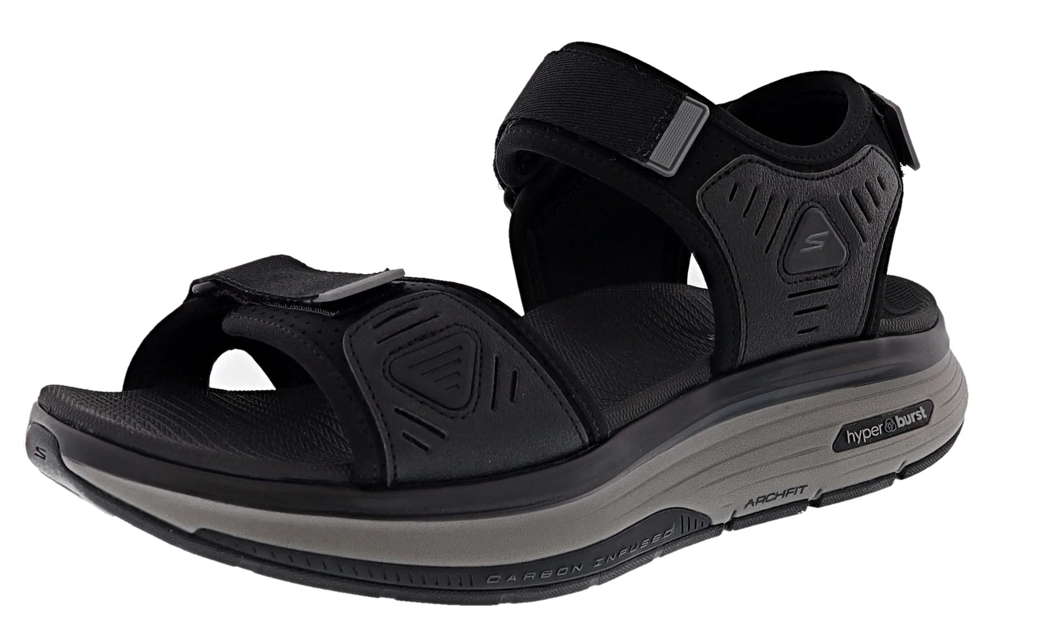 Skechers Men's Go Walk Workout Walker Hook & Loop Strap Sandals - Image 6
