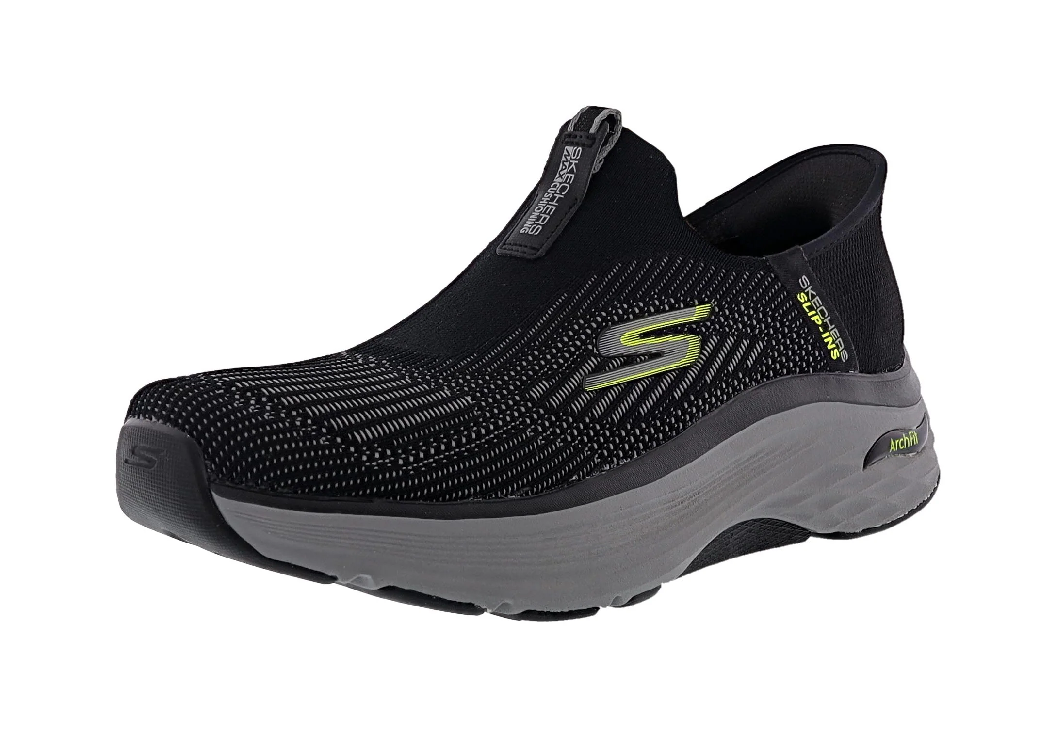 Skechers Men's Slip-Ins: Max Cushioning Arch Fit- Fortuitous Walking Shoes - Image 7