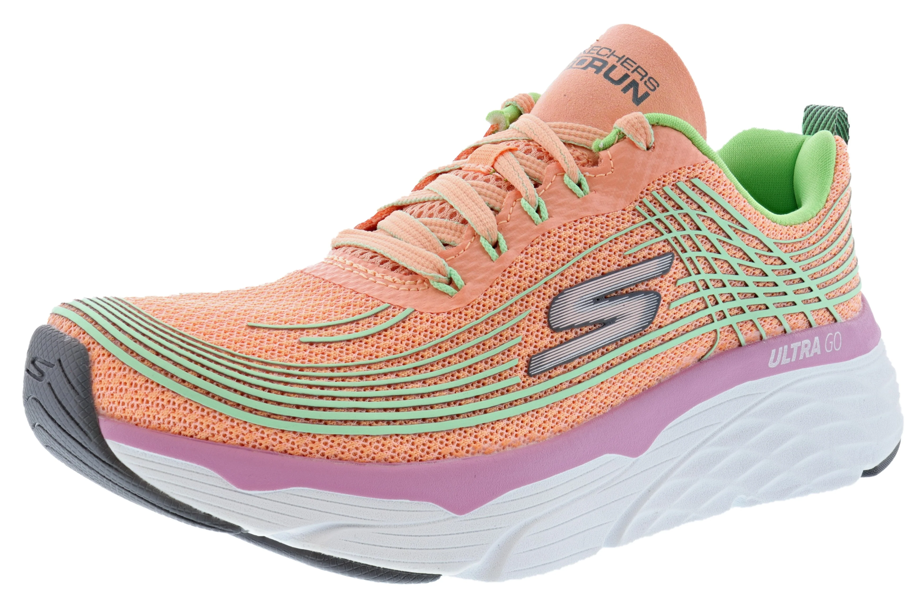 Skechers Women's Lightweight Running Shoes Max Cushioning Elite - Image 12