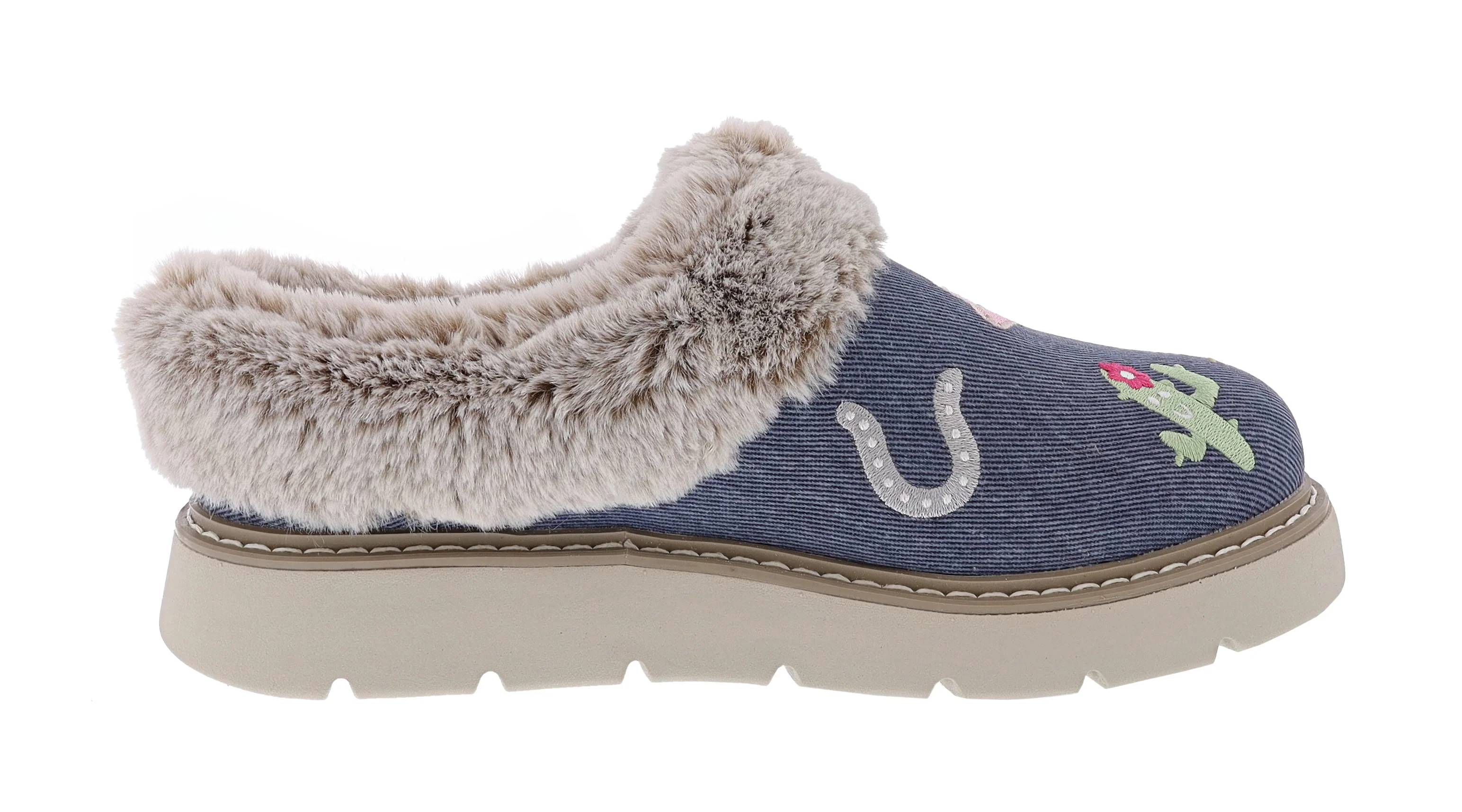 Skechers Women's Bobs Keepsakes Lite - Demin Dreams Slippers - Image 2