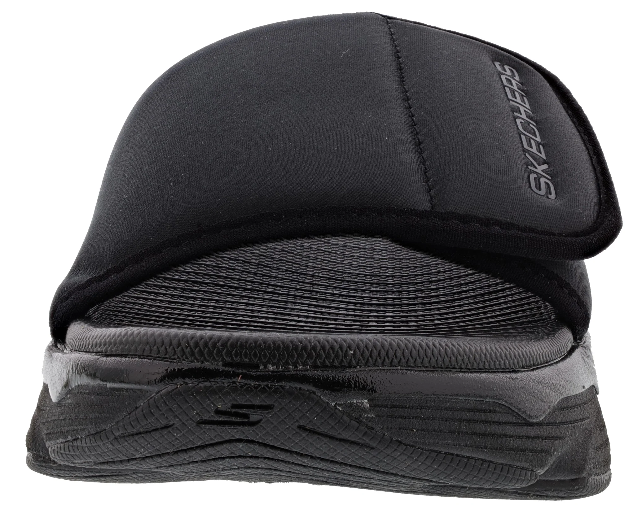 Skechers Women's Max Cushioning Adjustable Strap Slip On Exclusive Sandal - Image 3