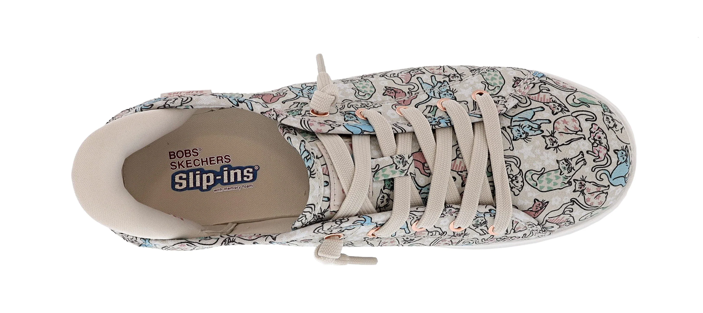 Skechers Women's Slip-Ins: Bobs D'vine- Flower Kitty Walking Shoes - Image 6