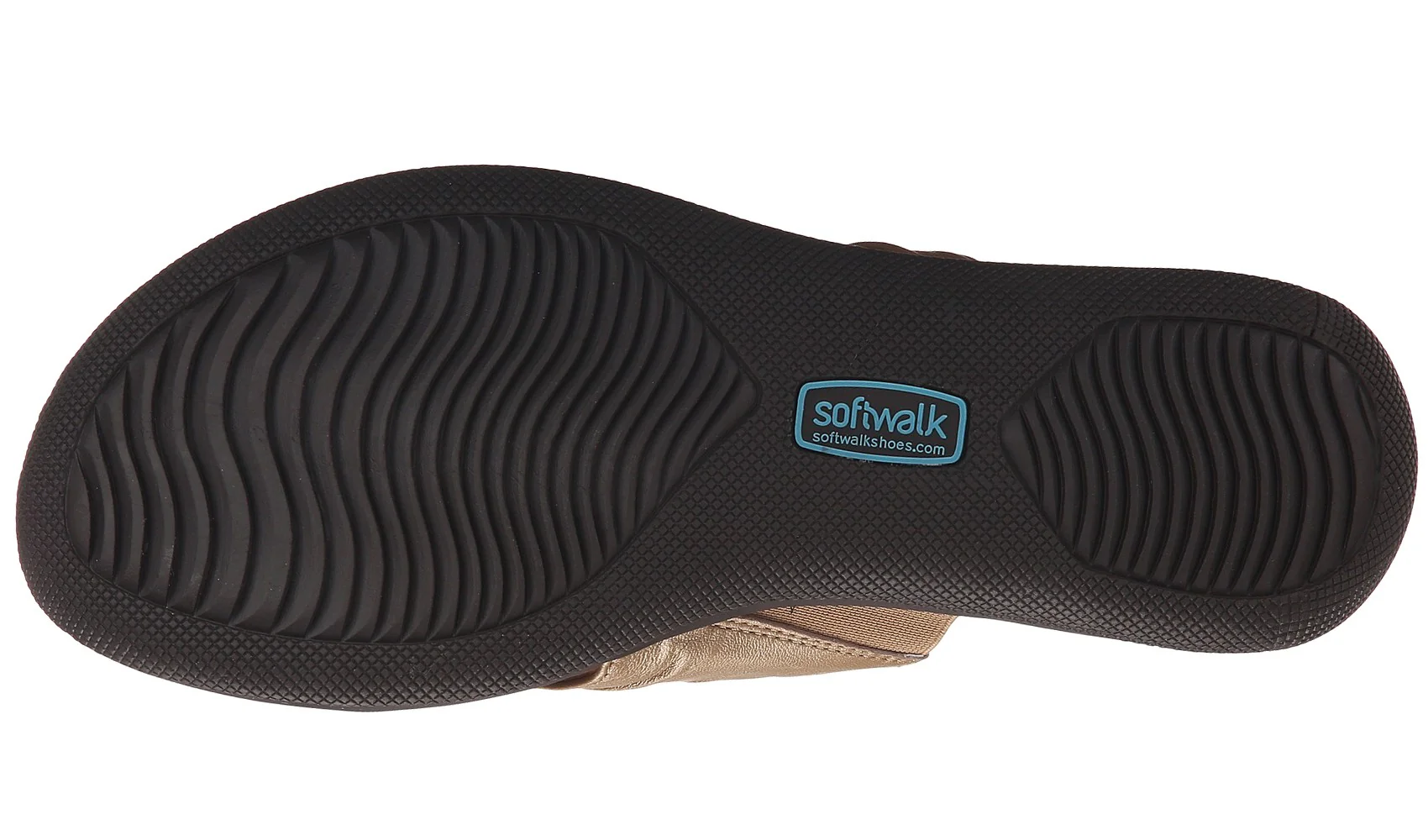 Softwalk Womens Summer Wide Width Leather Sandals Wedge Slides - Image 10