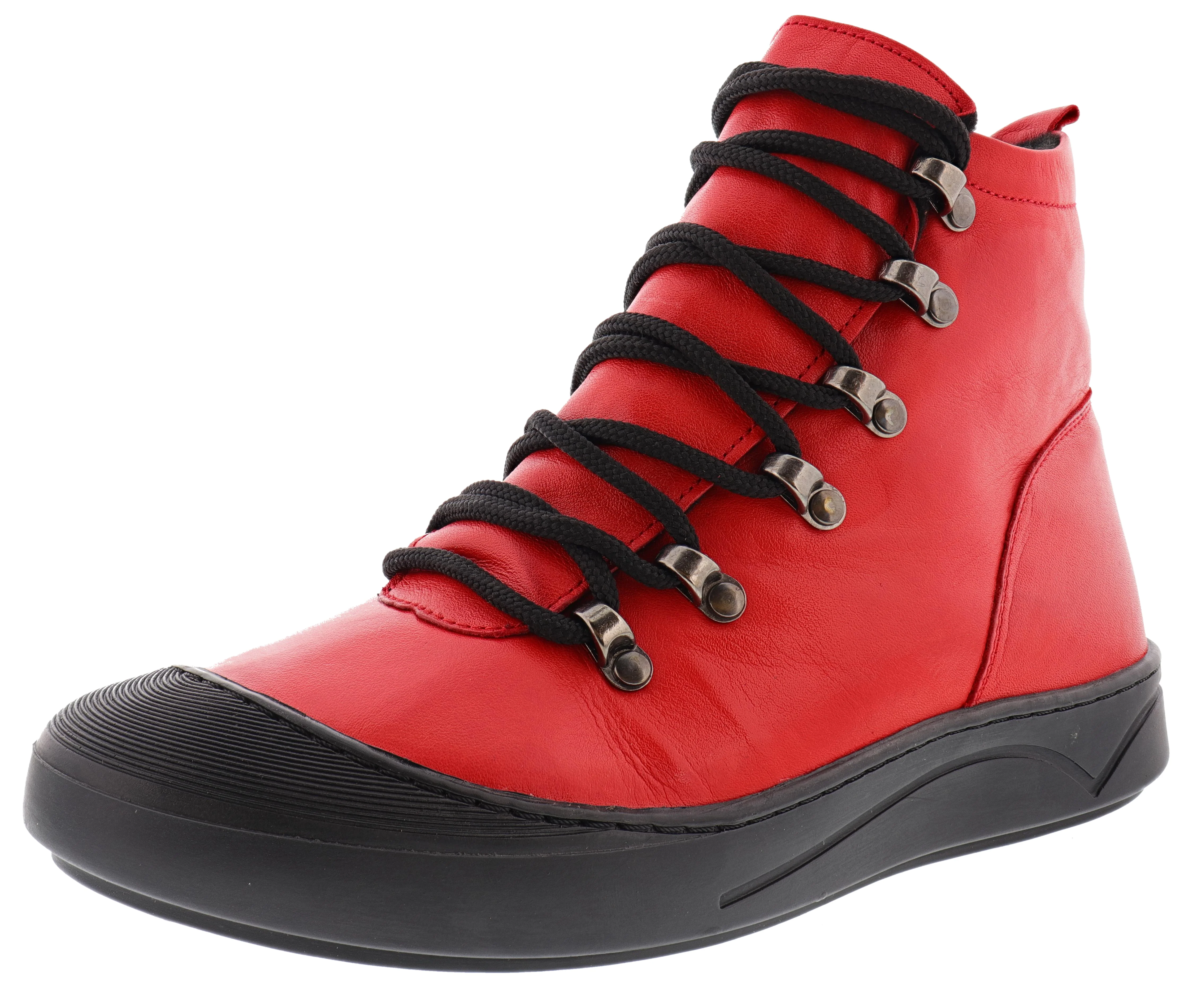 Spring Step Women's Lace Up Leather Booties Darleen - Image 6
