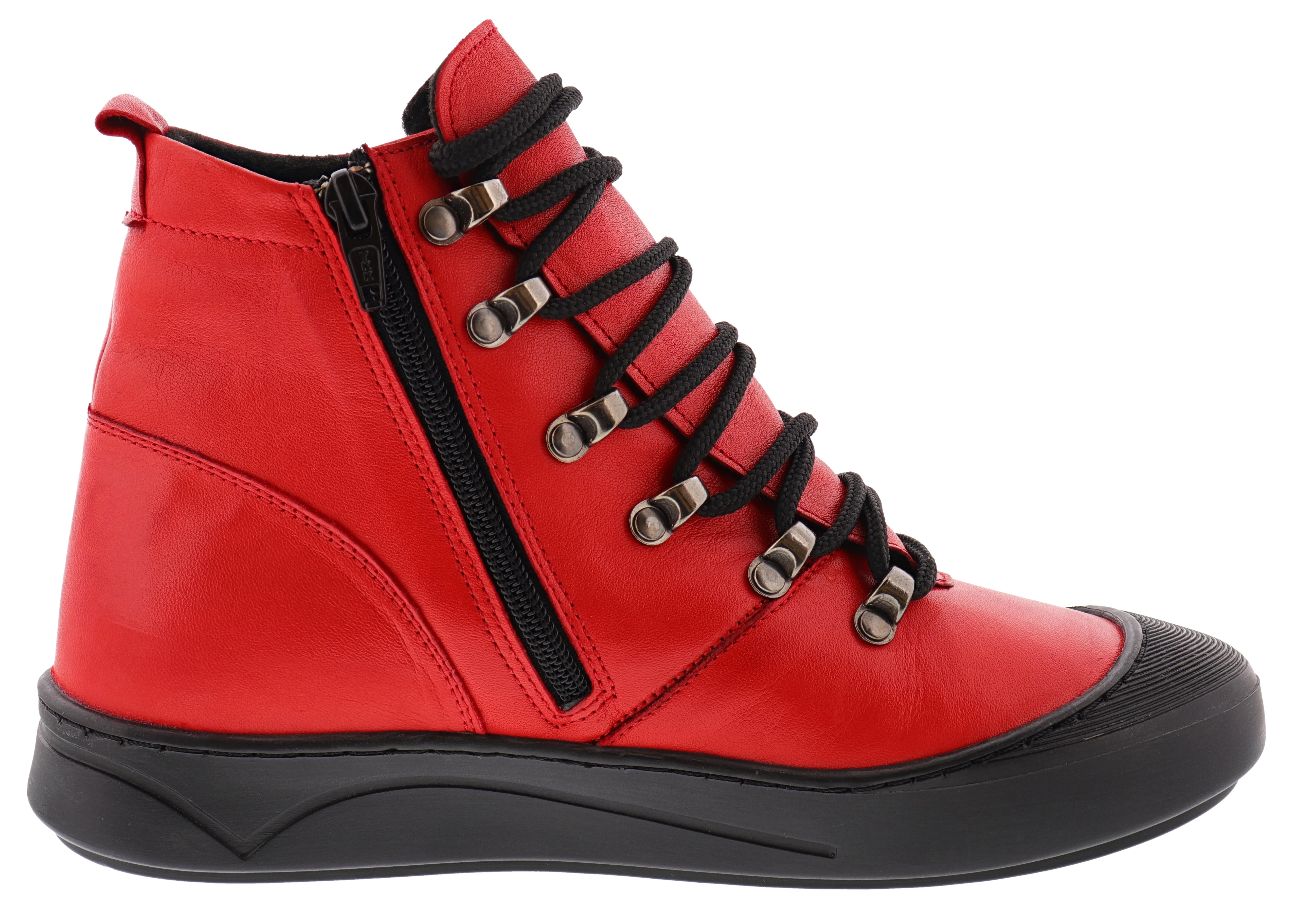 Spring Step Women's Lace Up Leather Booties Darleen - Image 7