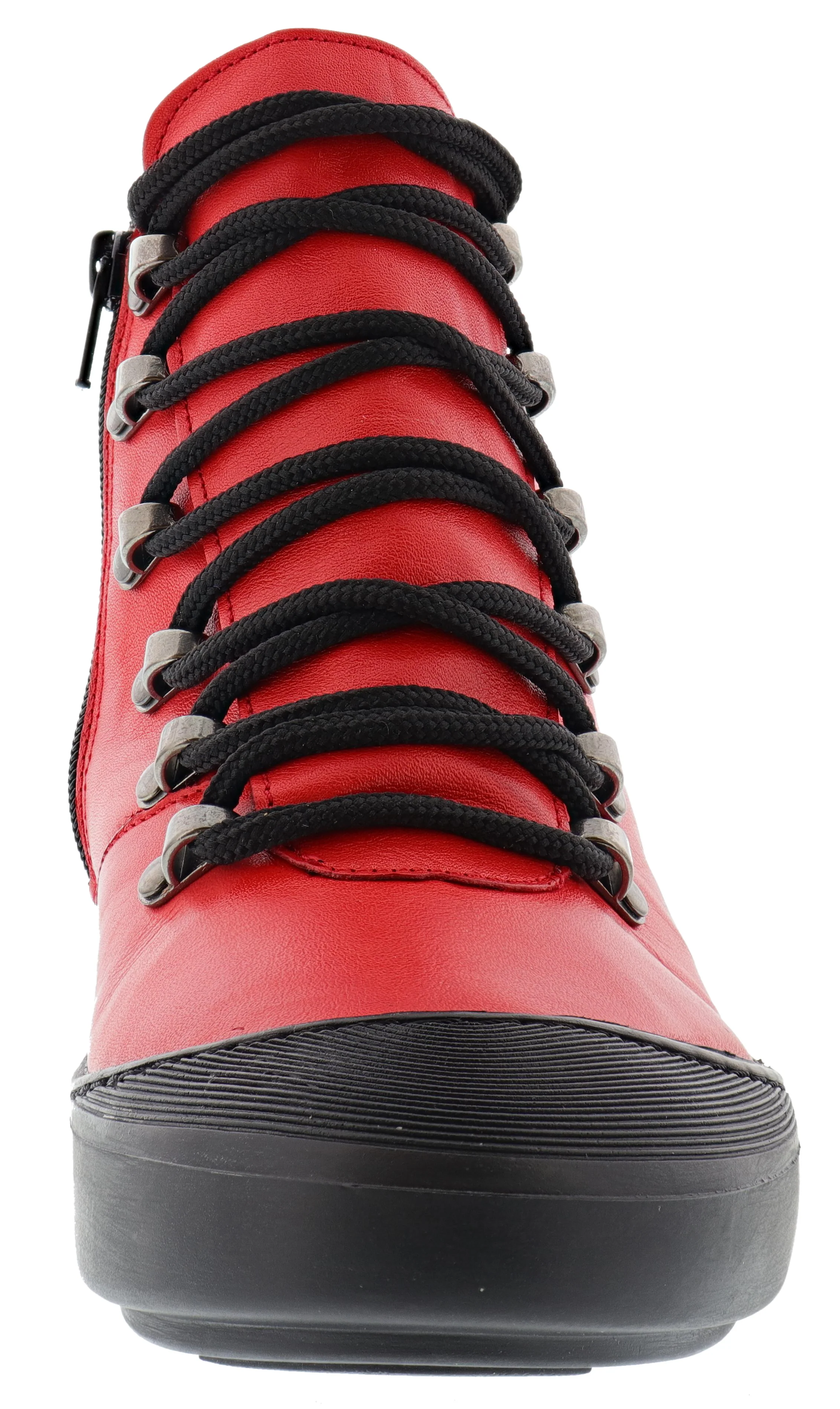 Spring Step Women's Lace Up Leather Booties Darleen - Image 8
