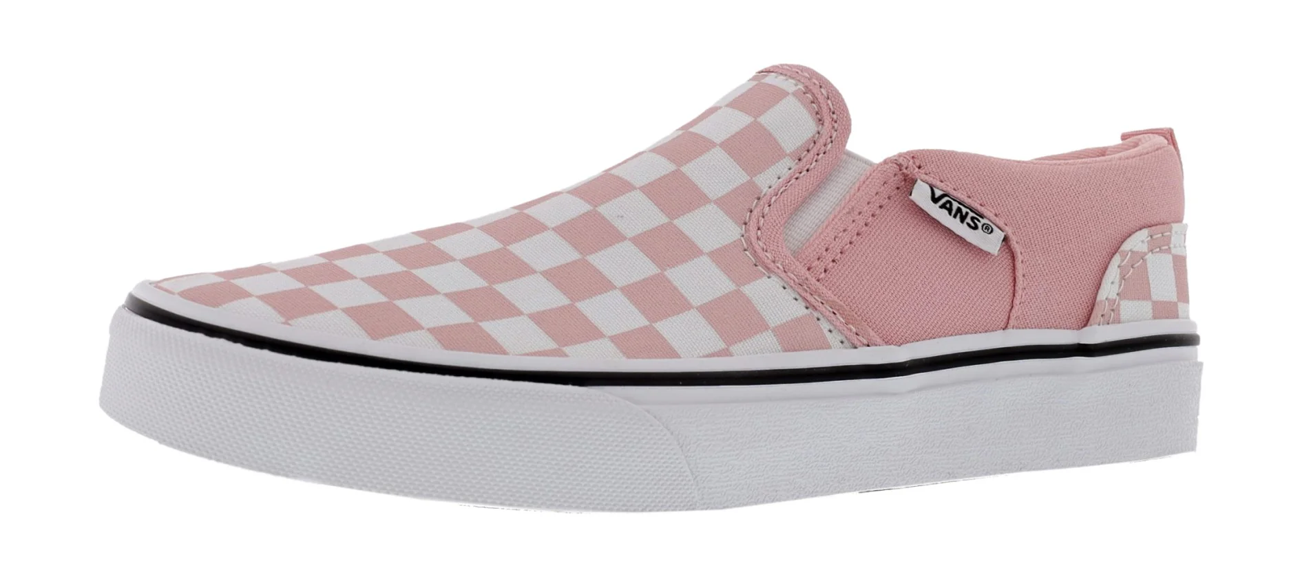 Vans Kid's Asher Checkerboard Slip On Sneakers - Image 21