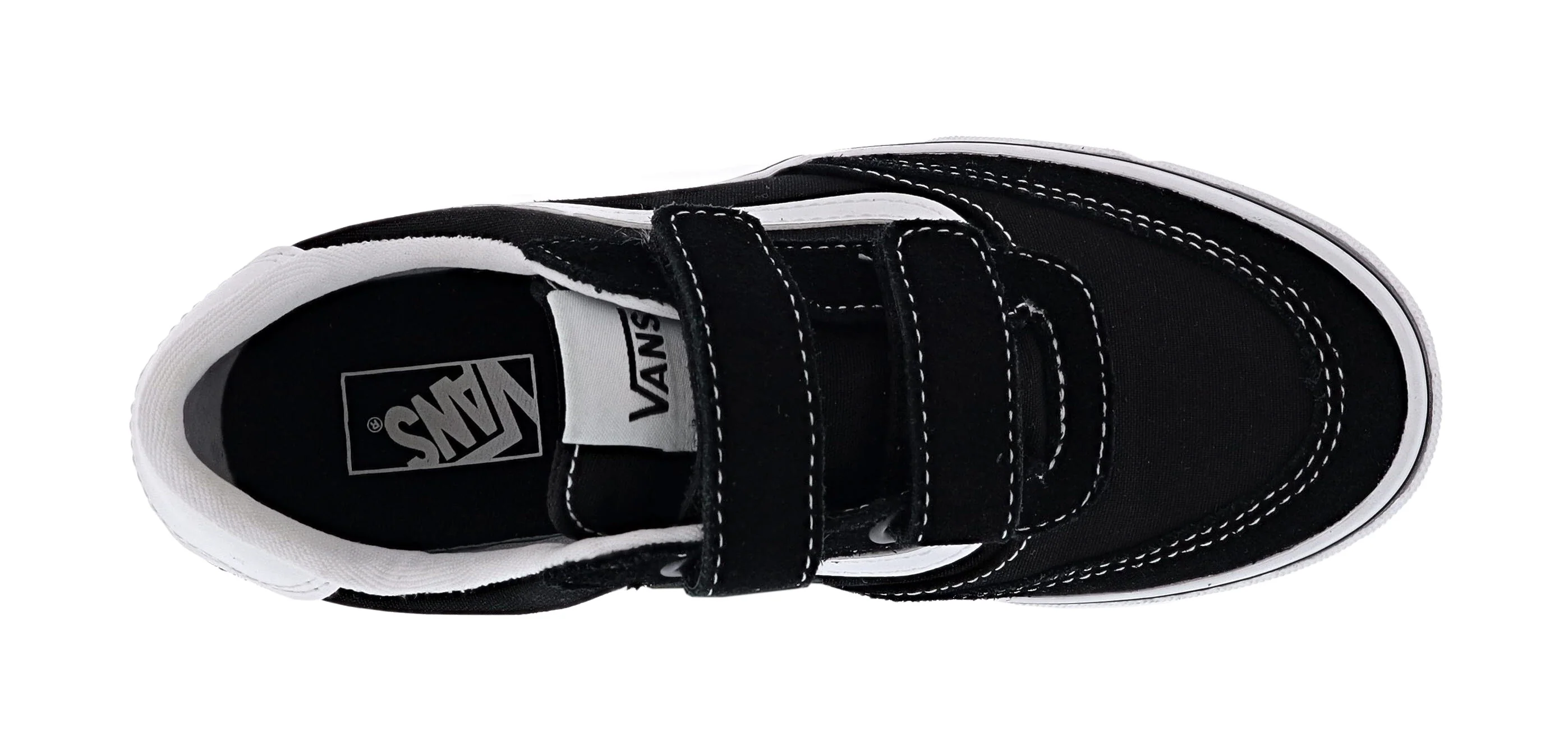 Vans Kid's Brooklyn LS V Hook and Loop Strap Sneakers - Image 6
