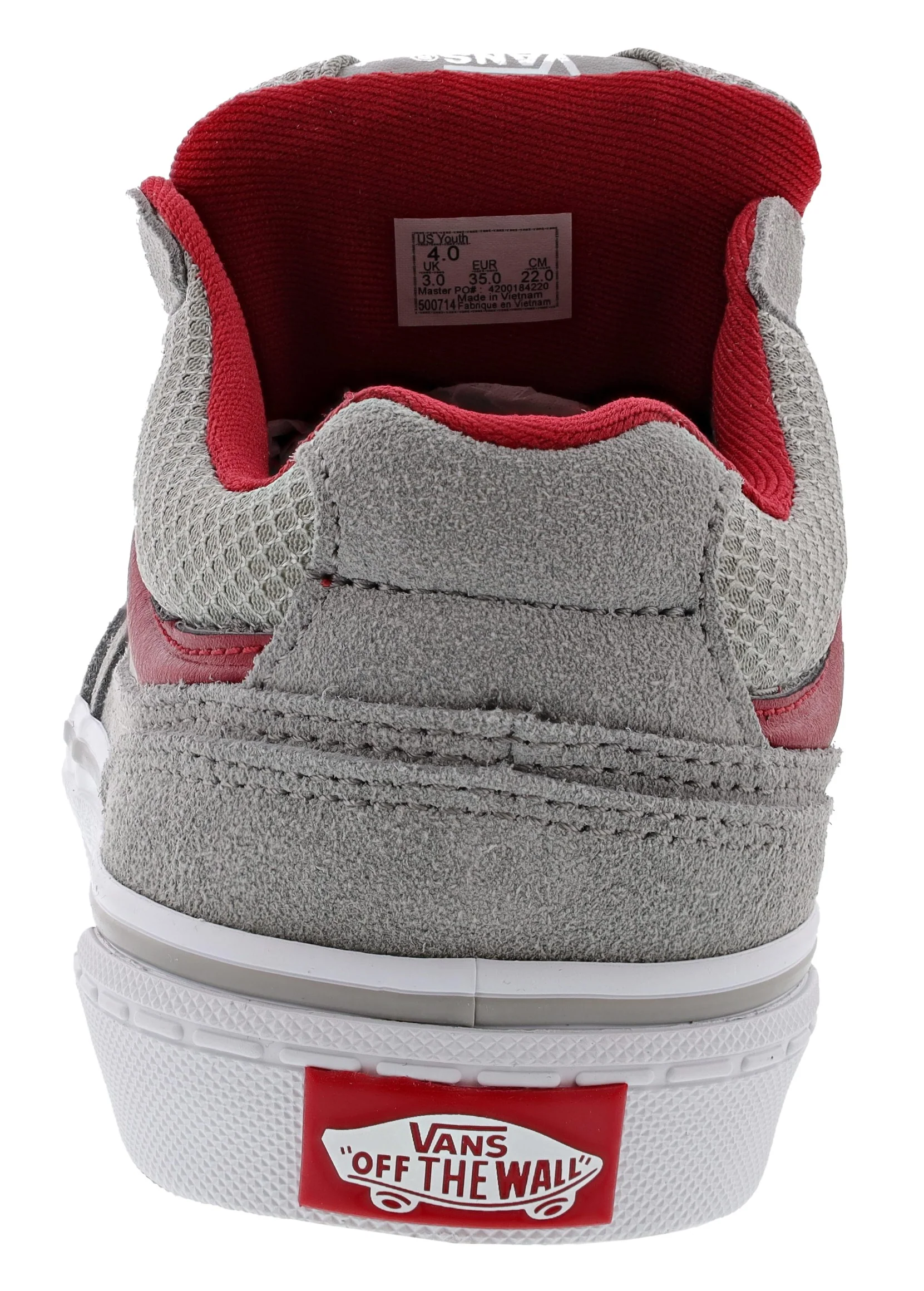 Vans Kid's Caldrone Low Suede and Mesh Sneakers - Image 4