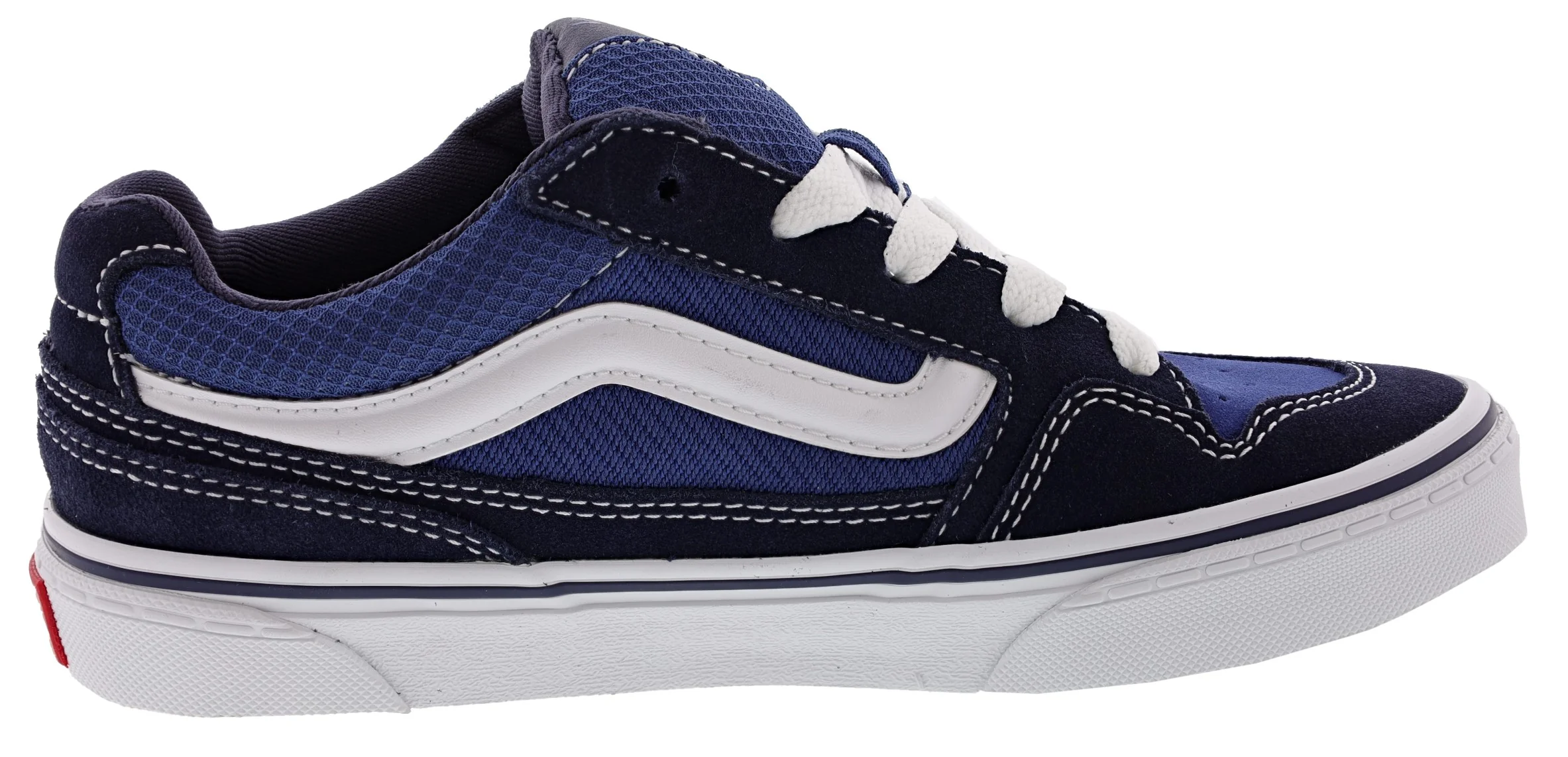 Vans Kid's Caldrone Low Suede and Mesh Sneakers - Image 7