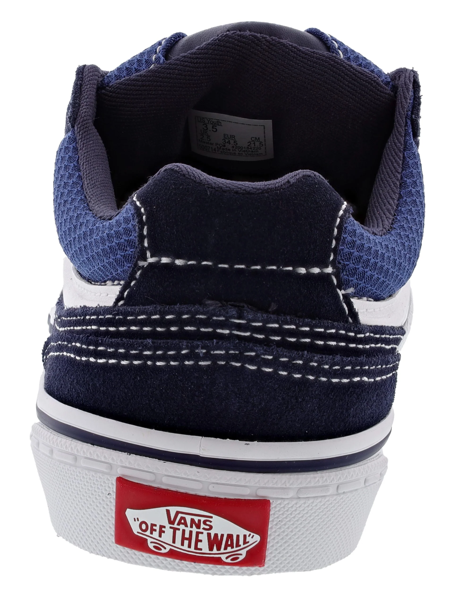 Vans Kid's Caldrone Low Suede and Mesh Sneakers - Image 9
