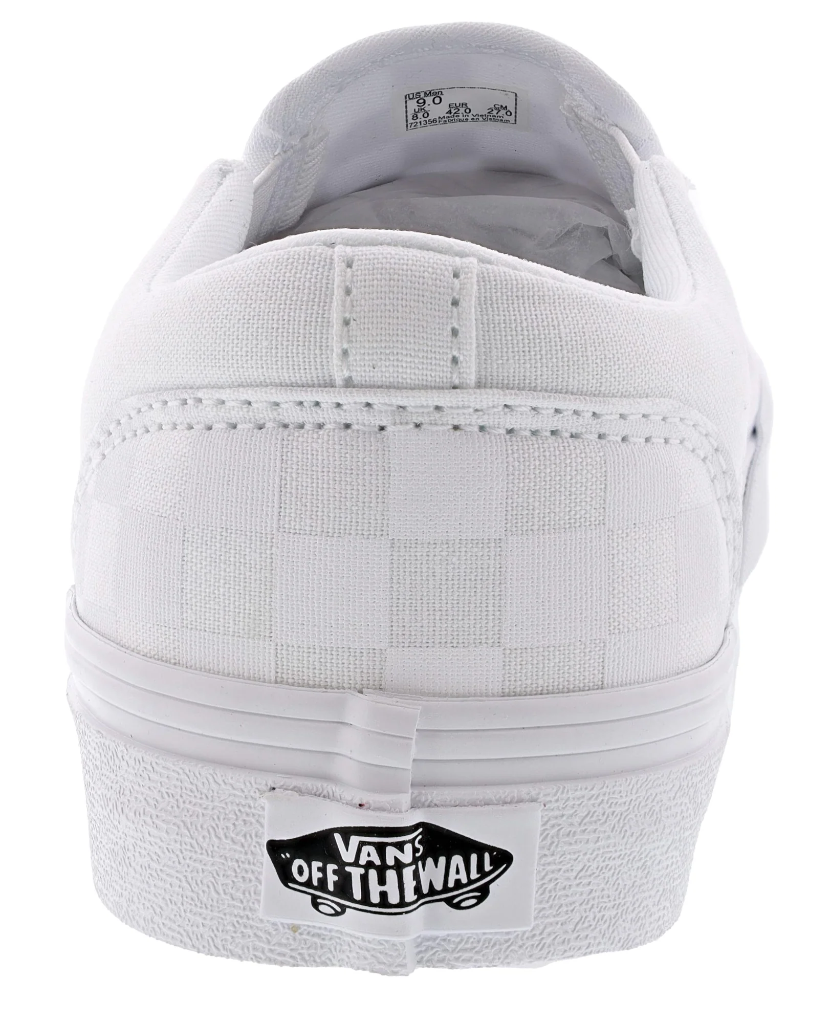 Vans Men's Asher Low Canvas Slip On Skating Shoes - Image 19