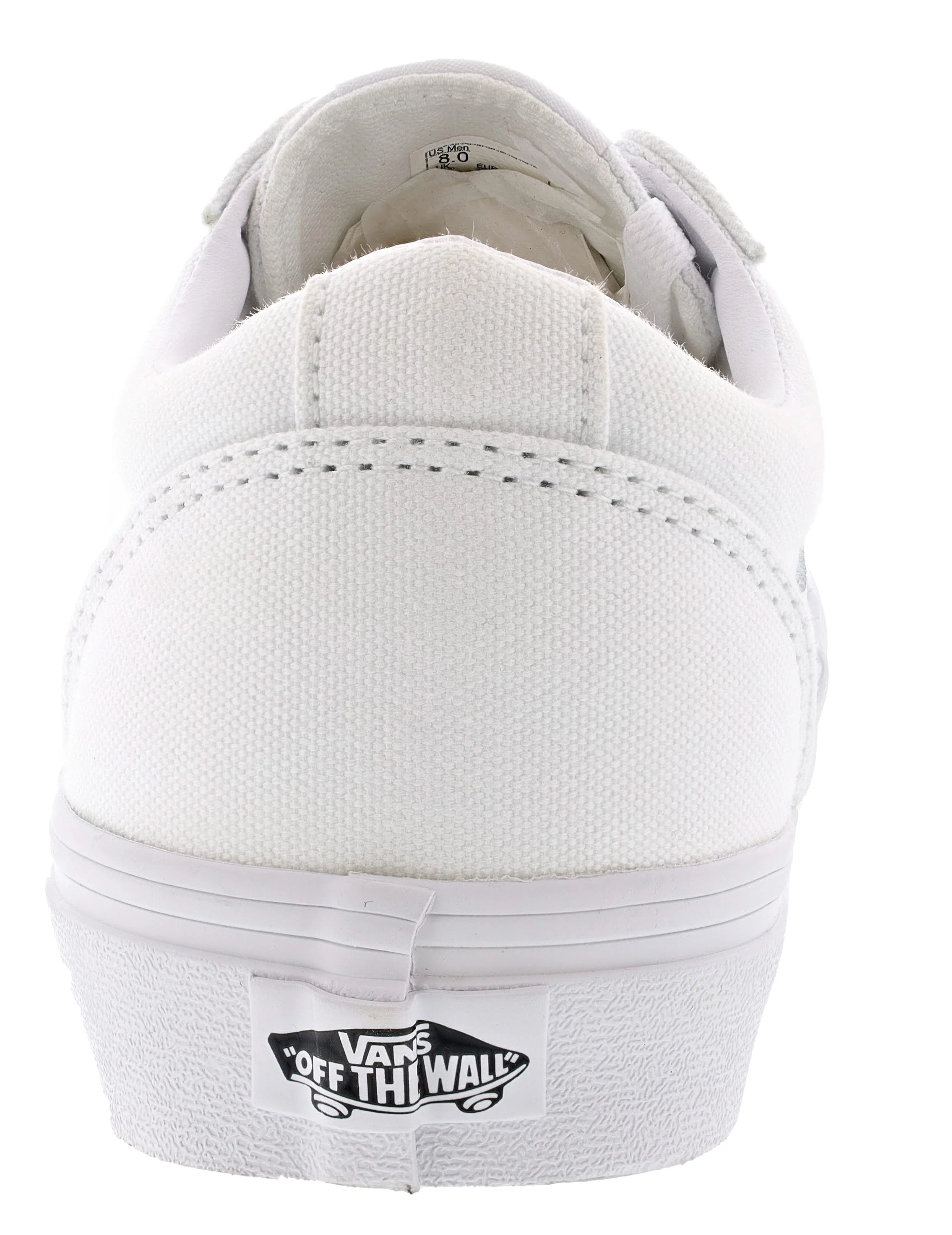 Vans Men's Ward Low Vulcanized Rubber Skate Shoes - Image 14