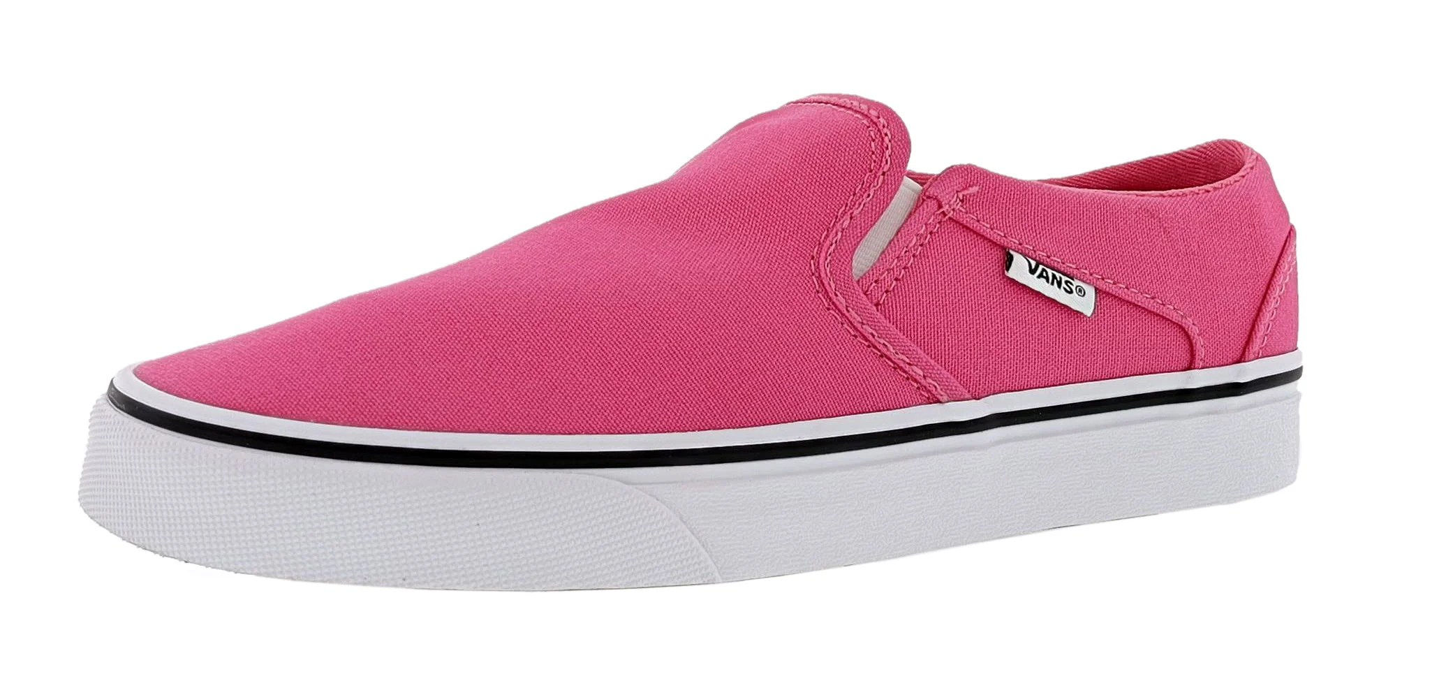 Vans Women's Asher Low Canvas Slip On Shoes - Image 16